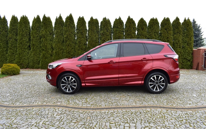 Ford Kuga cena 73500 przebieg: 125321, rok produkcji 2018 z Barcin małe 781